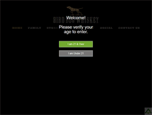 Tablet Screenshot of birddogwhiskey.com